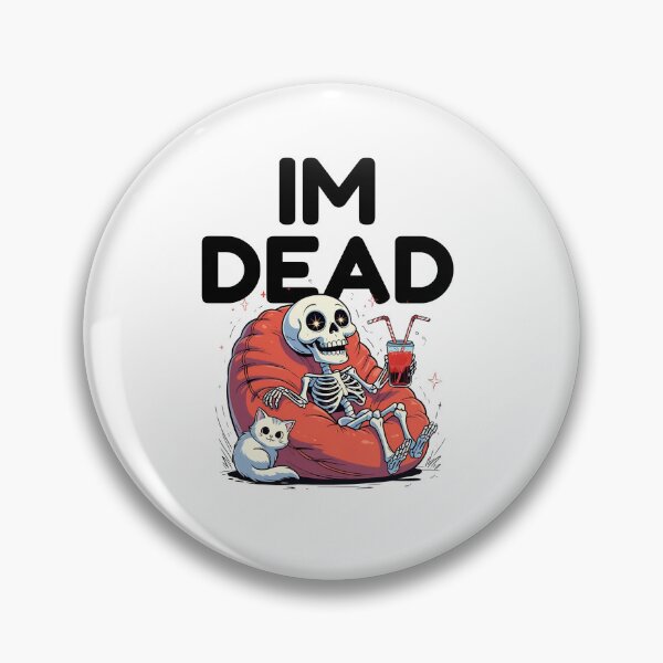 Item preview, I’m Dead Skeleton Laughing  designed and sold by JustiesDesigns.