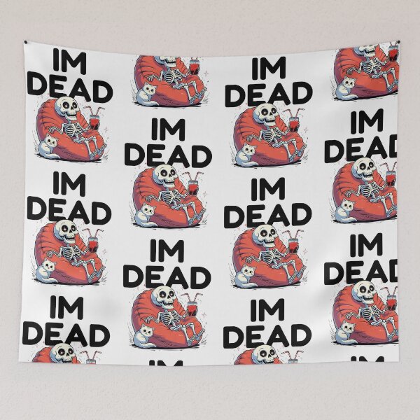 Item preview, I’m Dead Skeleton Laughing  designed and sold by JustiesDesigns.