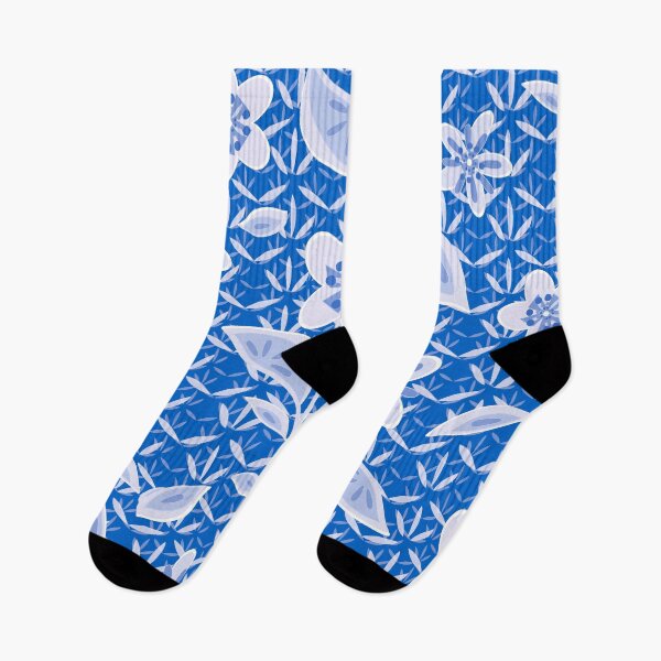Item preview, Repetición sin costuras con estampado floral de margaritas azules designed and sold by Sharon Schwalbe.