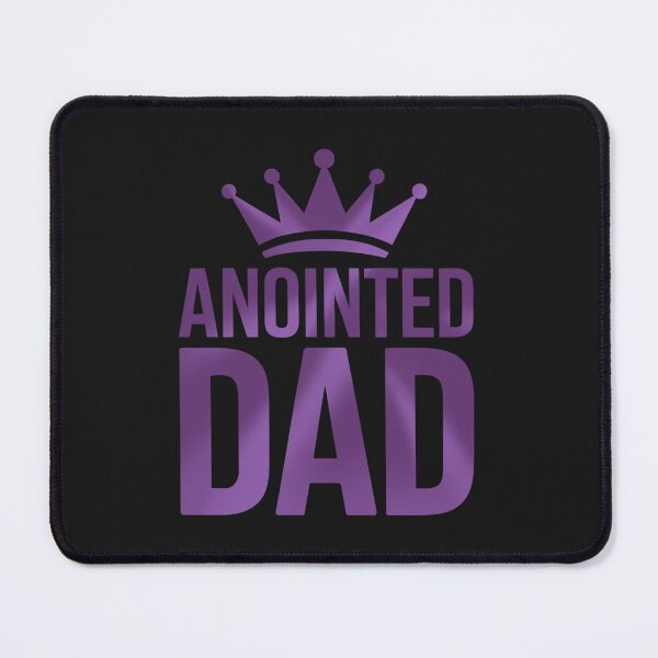 Item preview, Anointed Dad Art: Bold Christian Graphic With Crown designed and sold by elynne9.