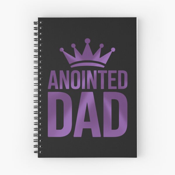 Item preview, Anointed Dad Art: Bold Christian Graphic With Crown designed and sold by elynne9.
