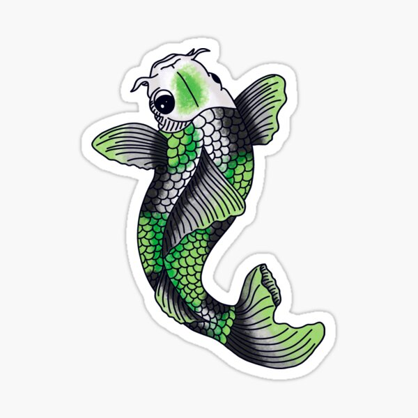 Koi - Aromantic Pride Edition Sticker