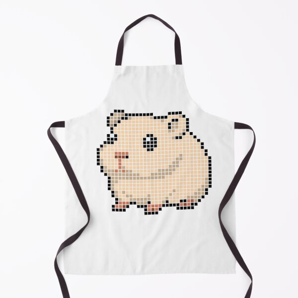 Item preview, Pixeled guinea pig (cream) designed and sold by Brain Fart Buffet.
