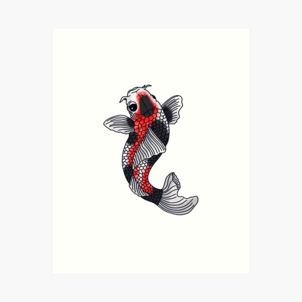 Koi - Doitsu Style Art Print