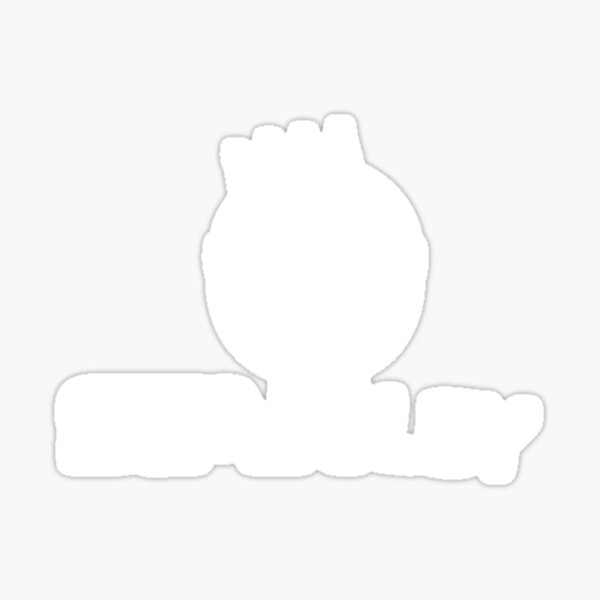 Item preview, Stan Water bottle Sticker (white) designed and sold by DasiyHeadDesign.