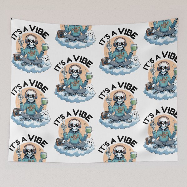 Item preview, It’s a Vibe Chill Skeleton designed and sold by JustiesDesigns.