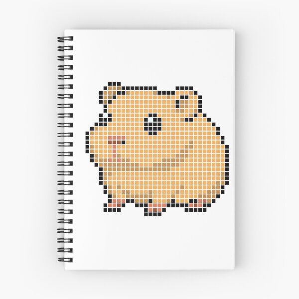 Artikelvorschau, Gepixeltes Meerschweinchen (Gold) entworfen und verkauft von Brain Fart Buffet.