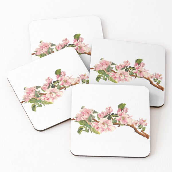 Item preview, Petal Soft Apple Blossoms  designed and sold by PinkRhinoArt.