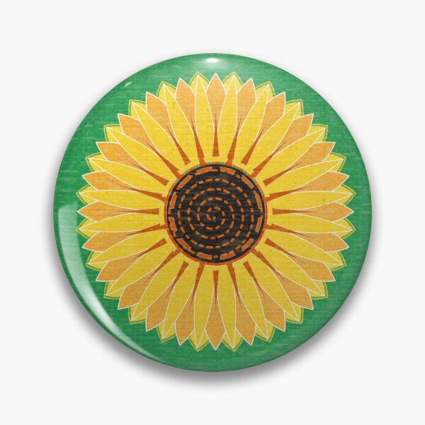 Item preview, Sunflowers on Textured Green - Hidden Disability Support - Autism, ADHD, Diabetes Chronic Pain Epilepsy designed and sold by wild.geranium.design.