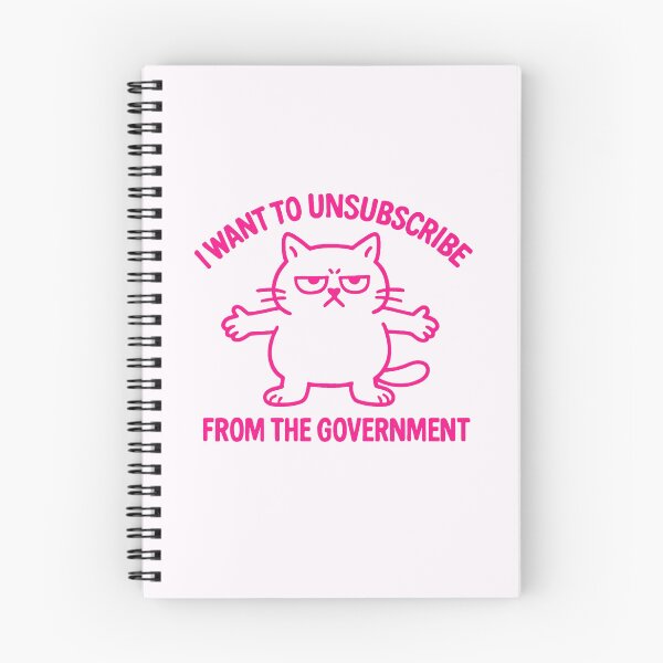 Item preview,  Unsubscribe From the Government Angry Cat designed and sold by lea-lani.