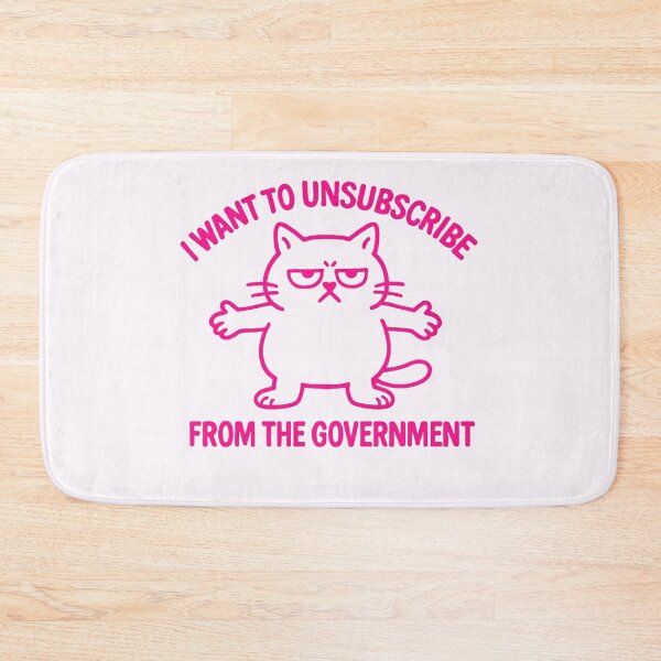 Item preview,  Unsubscribe From the Government Angry Cat designed and sold by lea-lani.