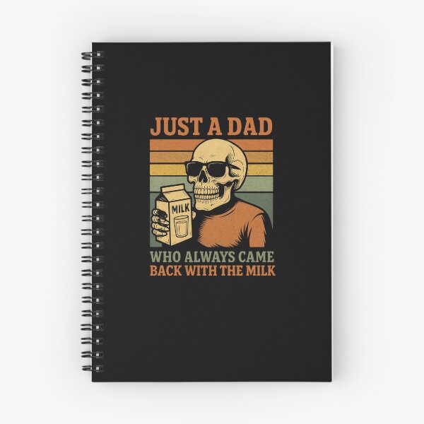 Item preview, Just A Dad Who Always Came Back With The Milk,Retro Dad,Funny Dad,Dad Joke,Skeleton Fatherhood ,Father's Day Gift  designed and sold by Orvista.