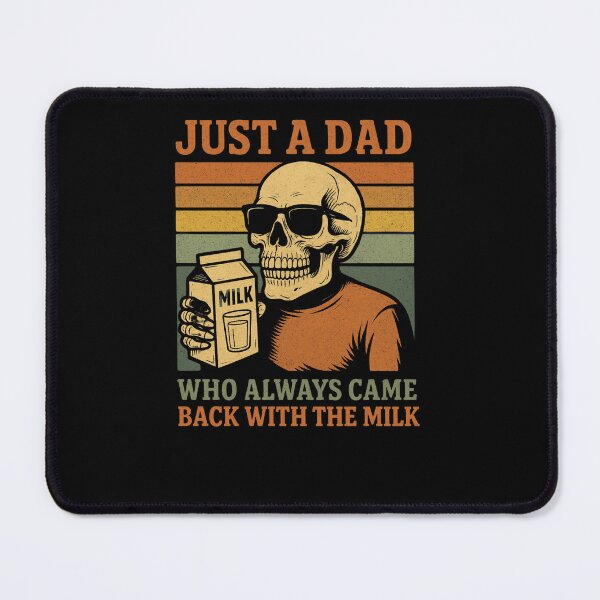 Item preview, Just A Dad Who Always Came Back With The Milk,Retro Dad,Funny Dad,Dad Joke,Skeleton Fatherhood ,Father's Day Gift designed and sold by Orvista.