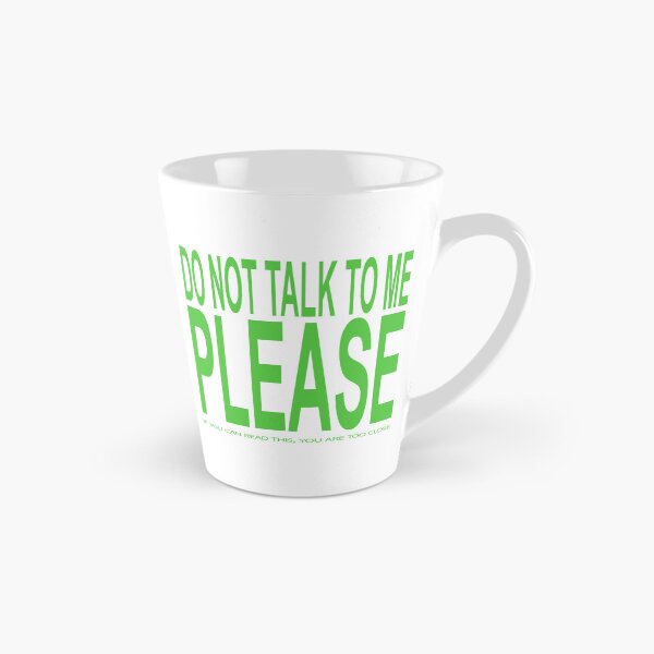 Item preview, Too Close Do not talk to me green designed and sold by eroutshop.