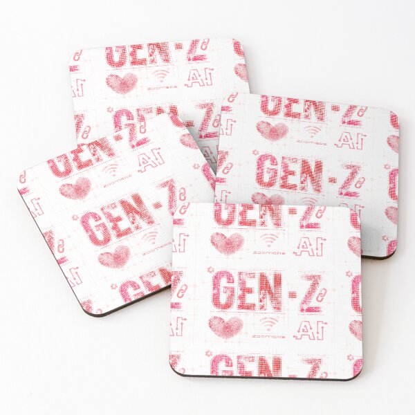 Item preview, Gen-Z, red and white retro-style graphics, technology, zoomers designed and sold by silent-violin.