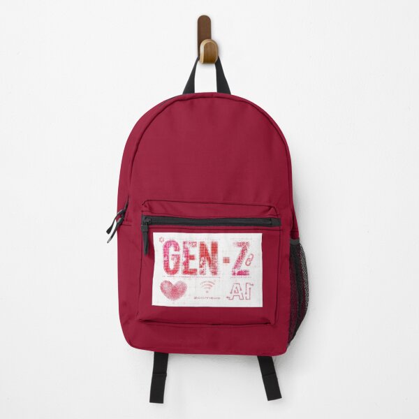 Item preview, Gen-Z, red and white retro-style graphics, technology, zoomers designed and sold by silent-violin.