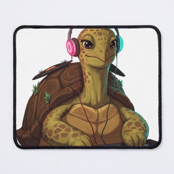 Item preview, Tortue Tempo – The Shell-Spinning DJ Turtle designed and sold by Dead Pixel Club.