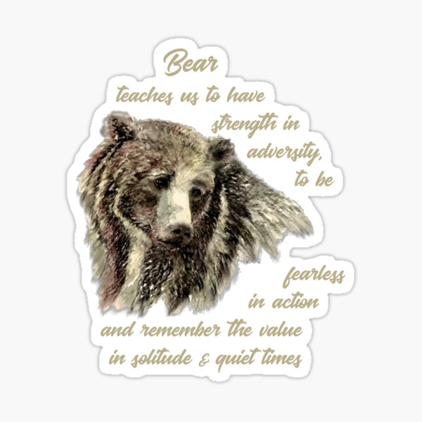 Item preview, Bear Totem Animal Spirit Guide  designed and sold by countrymouse.