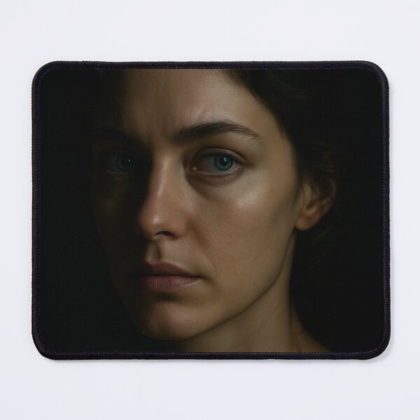 Item preview, Intense Look: Artistic Portrait with Dramatic Light designed and sold by EmberGazeArt.