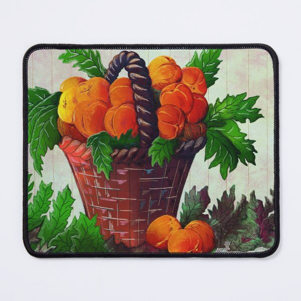 Item preview, The Harvest - Basket of peaches from the garden designed and sold by 141Gifts.