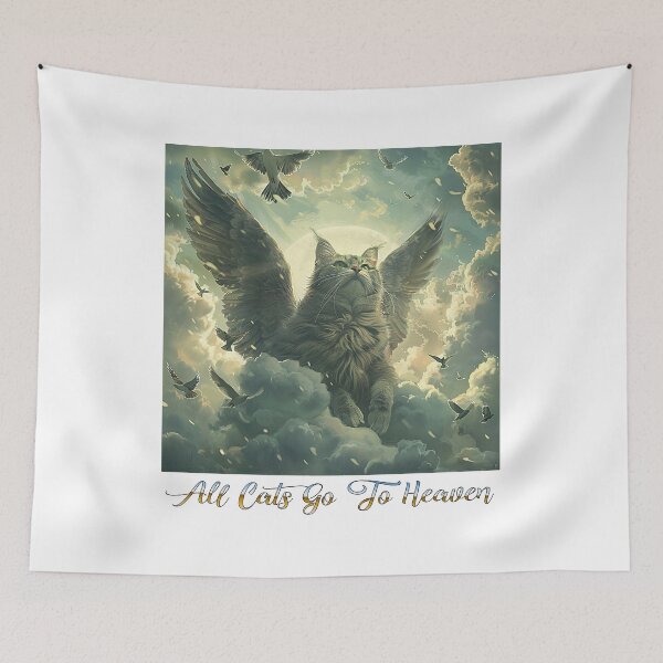 Item preview, All Cats Go To Heaven designed and sold by Tees-and-Trends.