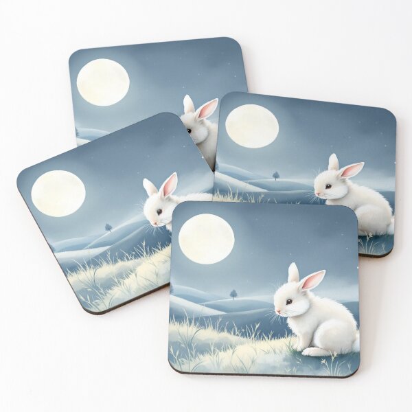 Item preview, Rabbit in the moonlight  designed and sold by AnthonyThomas.