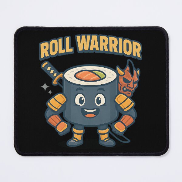 Item preview, Roll Warrior Sushi Fighter Design designed and sold by MysticArtisan.