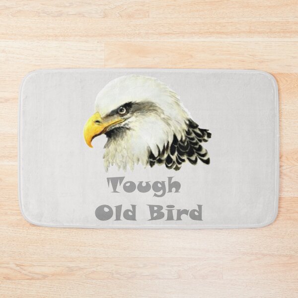 Item preview, Tough Old Bird Bald Eagle Inspirational Quote  designed and sold by countrymouse.