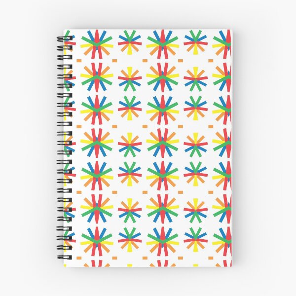 Item preview, minimal rainbow colorful seamless repeat pattern designed and sold by Abrahamjrnd.