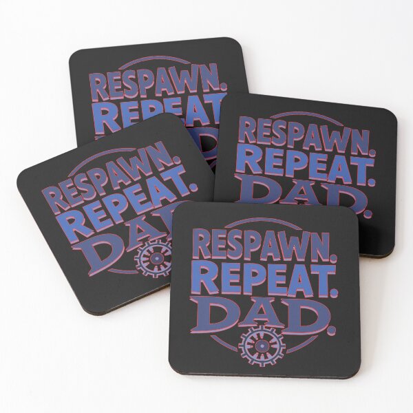 Item preview, Respawn Repeat Dad:  Gamer Graphics For Fathers  designed and sold by elynne9.