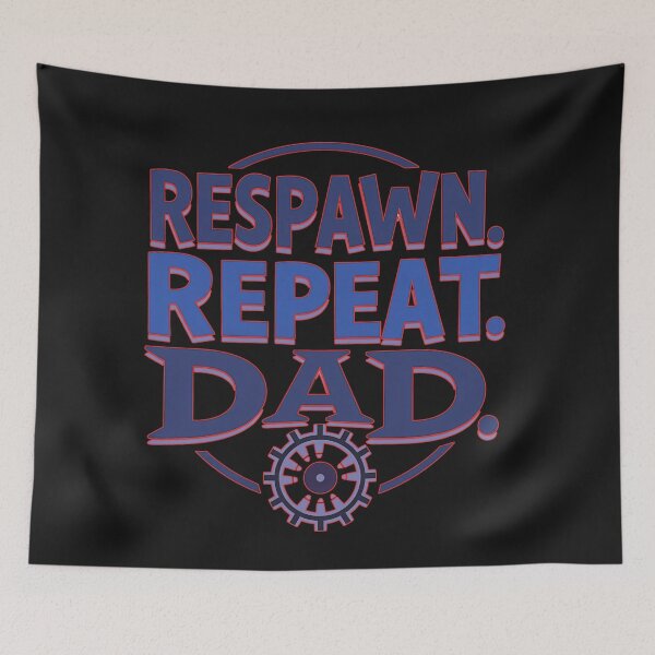 Item preview, Respawn Repeat Dad: Gamer Graphics For Fathers designed and sold by elynne9.