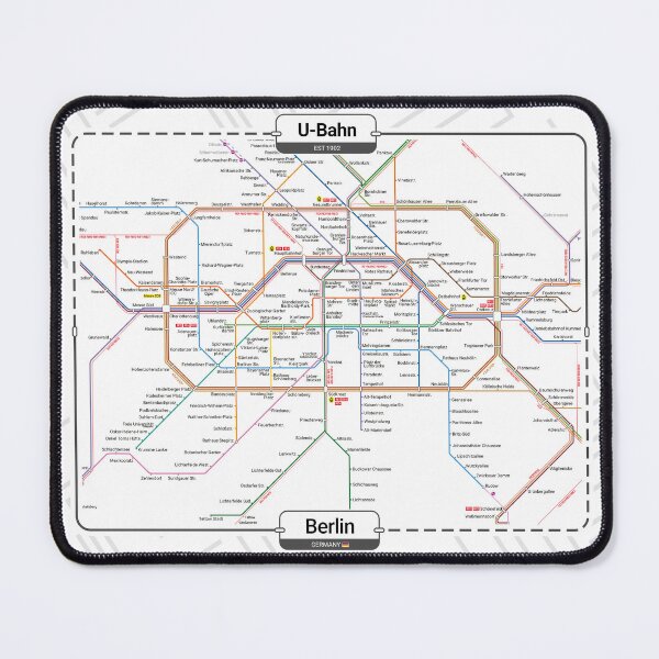 Item preview, Subway maps - Berlin designed and sold by aleibanez.