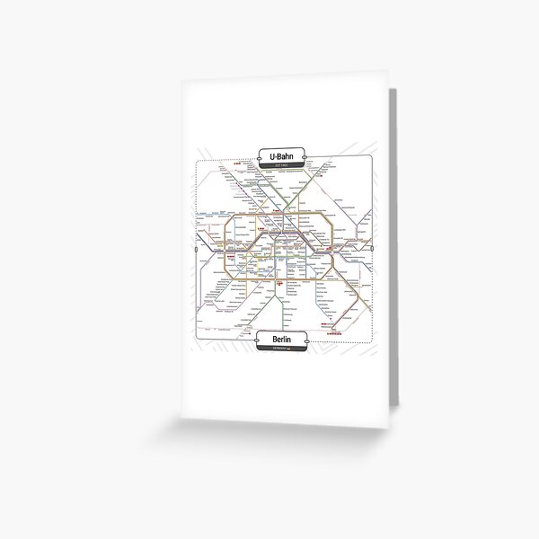 Item preview, Subway maps - Berlin designed and sold by aleibanez.