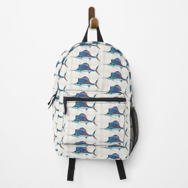 Item preview, Colorful Sailfish Fish Art designed and sold by Sharon Cummings Art.