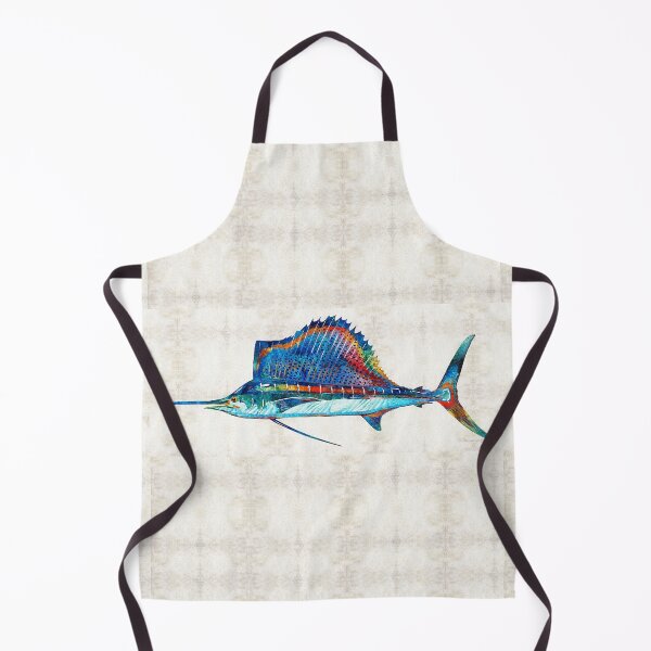 Item preview, Colorful Sailfish Fish Art designed and sold by Sharon Cummings Art.
