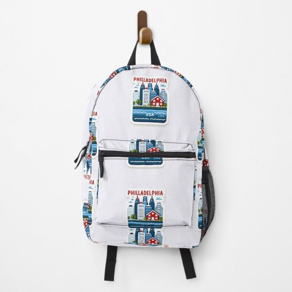 Item preview, Philadelphia Pennsylvania Minimalist Watercolor Cityscape Sticker,  designed and sold by PaintMeWorld.