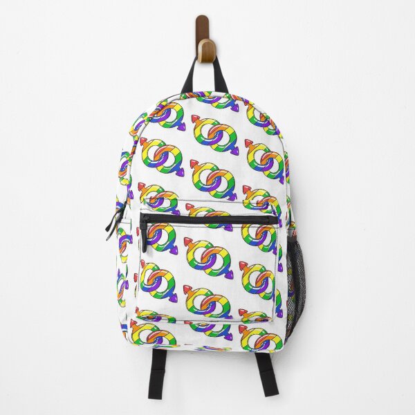Item preview, Rainbow Interlocked Pride Symbols Art Print designed and sold by ZhivanCrimson.