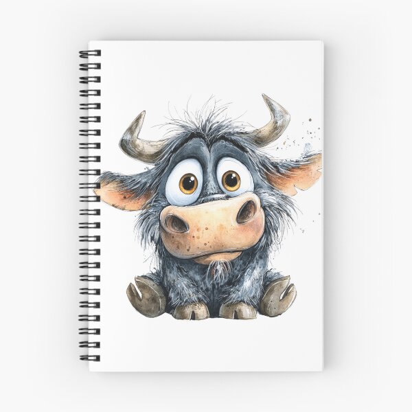 Item preview, Cute Cartoon Ox designed and sold by StudioRedKoala.