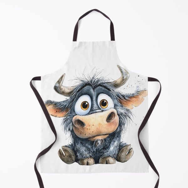 Item preview, Cute Cartoon Ox designed and sold by StudioRedKoala.