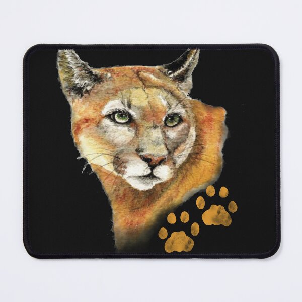 Item preview, Watercolor Puma, Cougar, Mountain Lion Animal designed and sold by countrymouse.