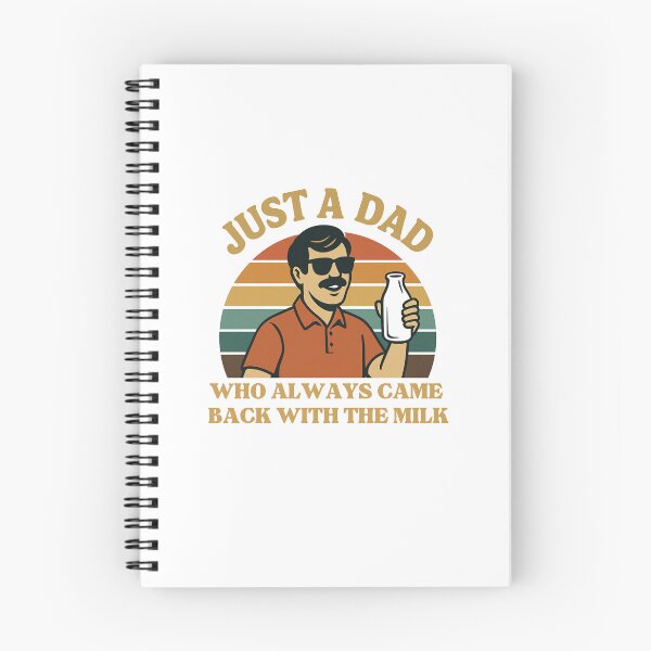 Item preview, Just A Dad Who Always Came Back With The Milk,Fathers Day,Funny Dad Retro,Dad Joke designed and sold by Orvista.