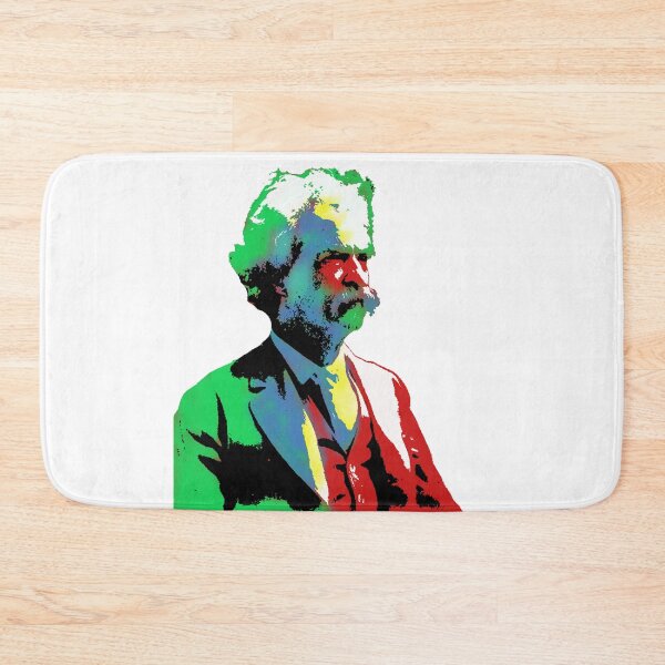 Item preview, Mark Twain Colorful Old Gentleman Fun Art designed and sold by countrymouse.