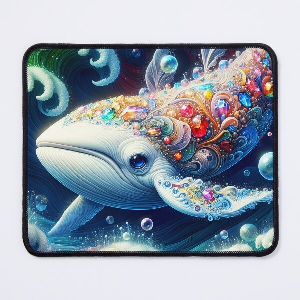 Item preview, Celestial Jewel — Bejeweled White Whale Underwater Fantasy designed and sold by EmeraldeaArt.
