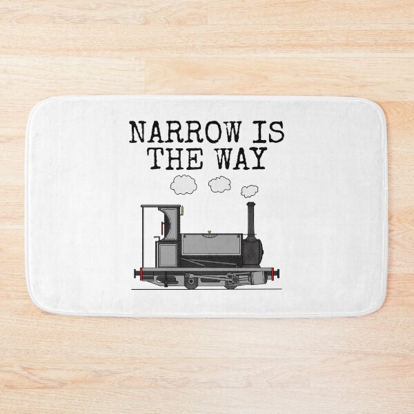 Item preview, Narrow Is The Way, Steam Train, Christian Railway Enthusiast designed and sold by doodlerob.