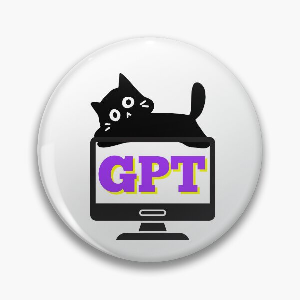Item preview, Chat GPT Cat designed and sold by luchik-and-co.