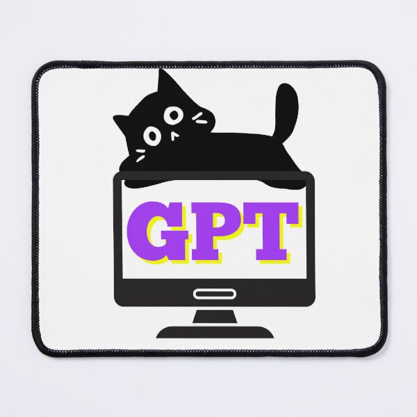 Item preview, Chat GPT Cat designed and sold by luchik-and-co.