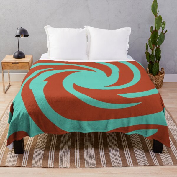 Item preview, Hypnotic Swirl in Terracotta and Teal designed and sold by Owcomm.