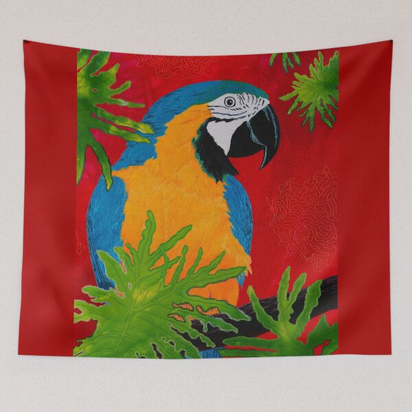 Item preview, Breaktime - Blue and Gold Macaw Parrot designed and sold by 141Gifts.