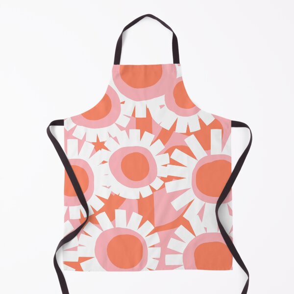 Item preview, Iconic Modern Garden in Pastel Pink and Orange designed and sold by Deutschic.