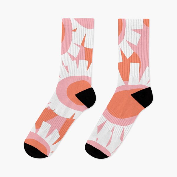 Item preview, Iconic Modern Garden in Pastel Pink and Orange designed and sold by Deutschic.